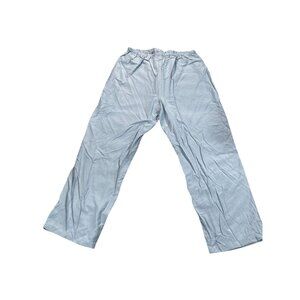 Shein Light Blue Wide-Leg Pants L Viscose & Polyester